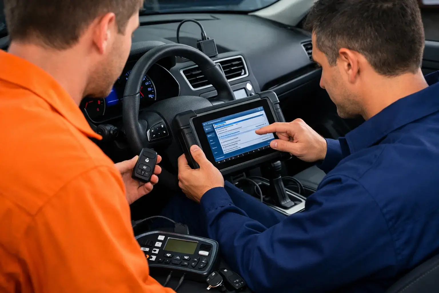 Advanced key programming service by Replacement Auto Key Los Angeles CA using professional diagnostic equipment