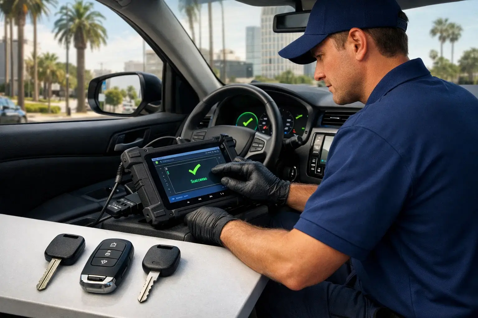 Comprehensive vehicle key programming and maintenance service by Replacement Auto Key Los Angeles CA