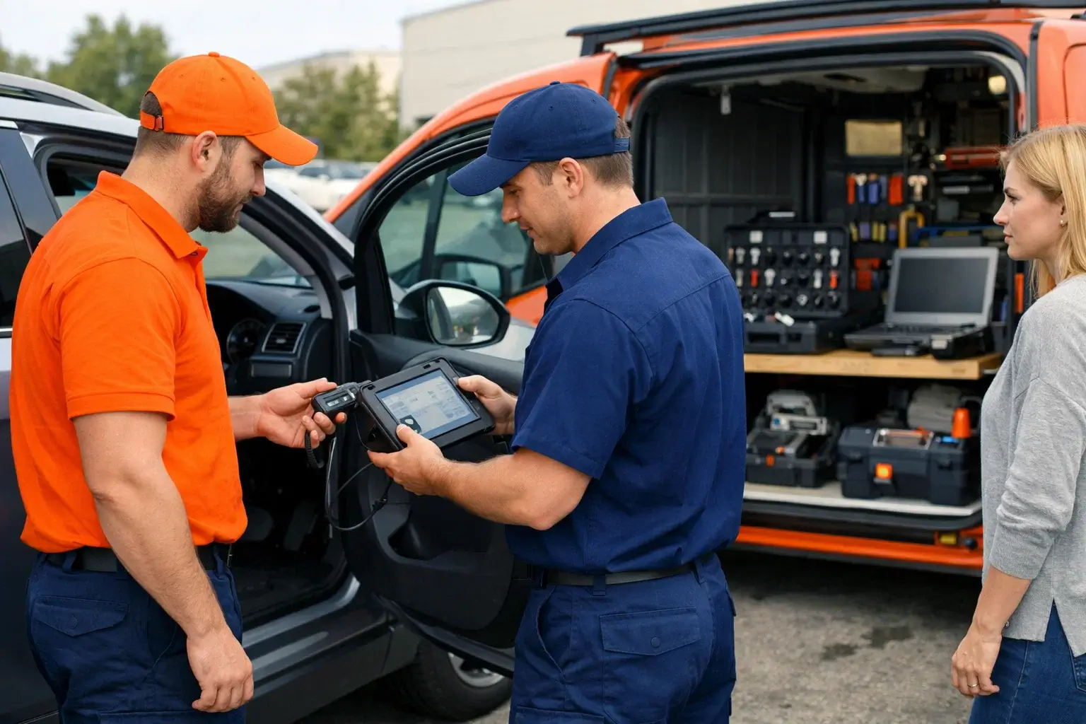 Emergency on-site key programming service by Replacement Auto Key Los Angeles CA restoring vehicle access