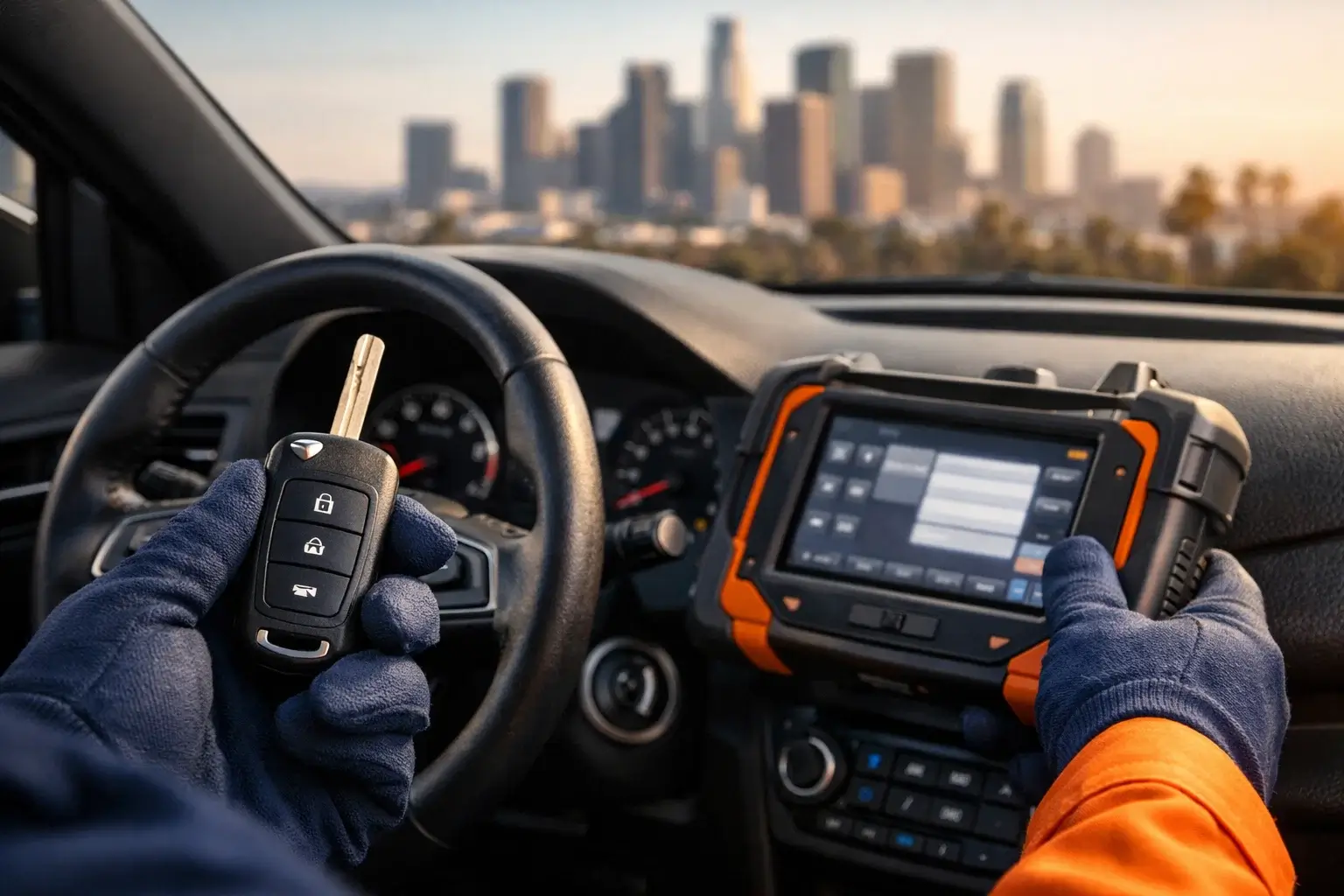 Transponder key programming service in Los Angeles CA